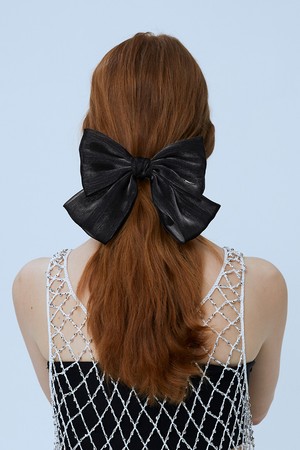 클래식 블랙 리본핀