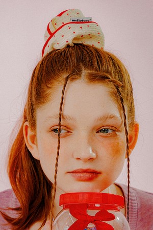 튤립 코튼 스크런치