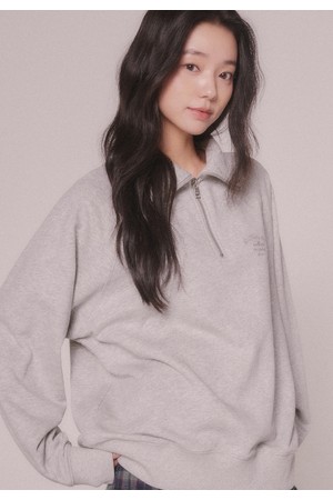 반집업 스웨트셔츠 (2color)