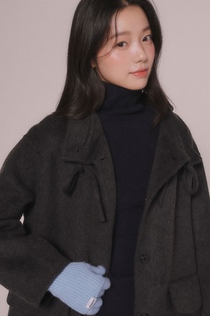 하이넥 니트탑 (2color)