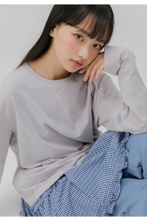 소프트 스트라이프 티셔츠 (2color)