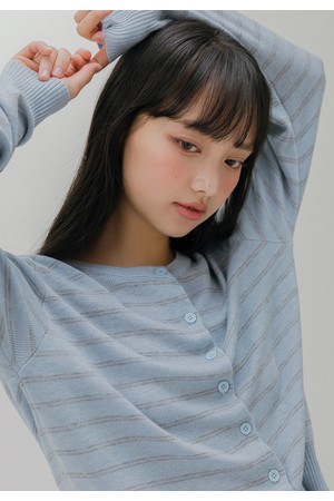 소프트 스트라이프 가디건 (2color)