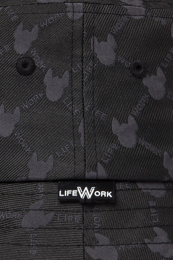 LIFEWORK - 모자 - 솔리드 라도그램 버킷햇