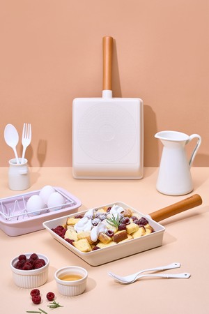 닥터하우스 오미자 인덕션호환 계란말이 사각팬 22cm