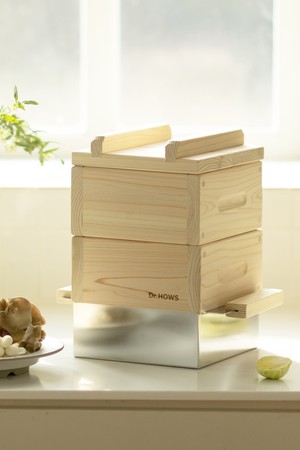 닥터하우스 뉴 자담 편백나무 미니 찜기 2단 18cm(물솥포함)