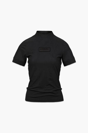 여성 세미 하이넥 티셔츠_I42FRS12_BLACK-a