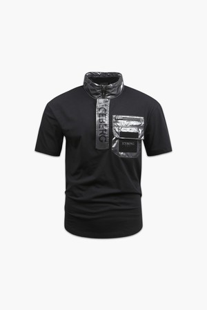 남성 포켓 하이넥 티셔츠_I42MTS71_BLACK-a