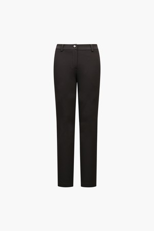 여성 베이직 시그니처 스트레이트핏 팬츠_I43FPT1109_BLACK-a