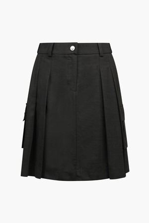 여성 다이나믹 울 개더링 플레어_I43FSK1108_GREY-a