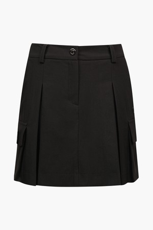 여성 베이직 카고 스커트_I43FSK1409_BLACK-a