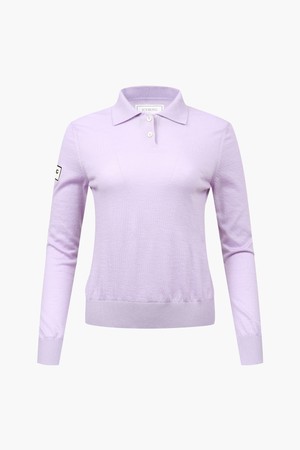 여성 퓨어 캐시미어 시그니처 폴로_I43FSW1261_PURPLE-a