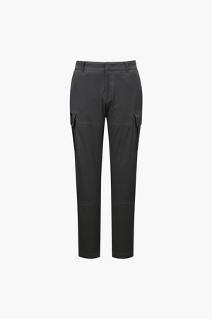 남성 내추럴 다잉 스트레이트핏 팬츠_I43MPT1209_BLACK-a