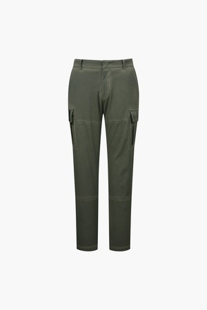 남성 내추럴 다잉 스트레이트핏 팬츠_I43MPT1246_KHAKI-a