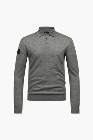 남성 퓨어 캐시미어 시그니처 폴로_I43MSW1205_GREY-a