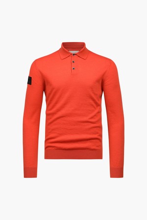 남성 퓨어 캐시미어 시그니처 폴로_I43MSW1229_ORANGE-a