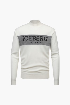 남성 시그니처 하이넥 풀오버_I43MSW1301_WHITE-a