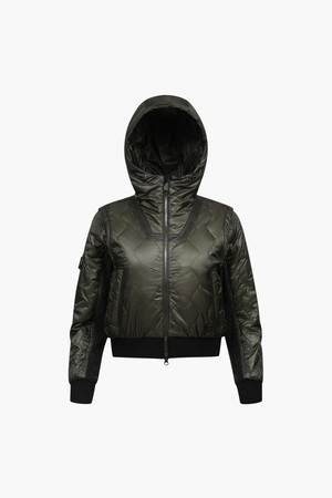 여성 브러쉬드 플러피 패딩 3-WAY 자켓_I44FFJ7346_KHAKI-a