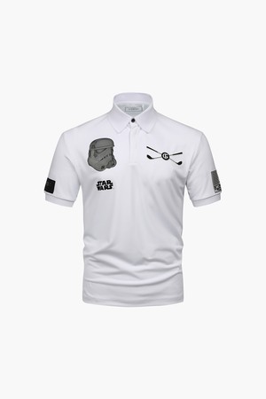 남성 폴로넥 티셔츠 [STAR WARS]_I42MTS81_WHITE-a