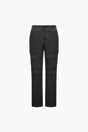 남성 내추럴다잉 유틸리티 카고 팬츠_I52MPT51_BLACK-a