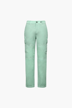 남성 내추럴다잉 유틸리티 카고 팬츠_I52MPT51_GREEN-a