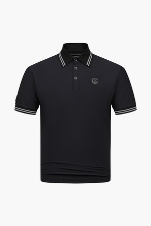 남성 테크니컬 베이직 폴로 [LOONEY TUNES]_I52MTS63_BLACK-a