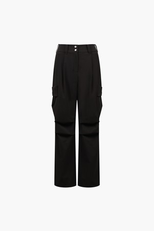 [25FW] 파라수트 와이드 핏 팬츠_I53FPT7109_BLACK-a