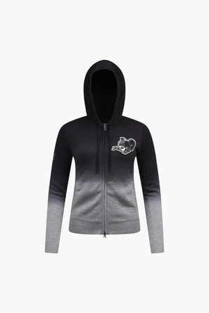 [25FW] 내츄럴 다잉 니트 후디 집업 자켓 _ 톰앤제리 컬렉션_I53FSJ2105_GREY-a