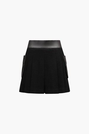 [25FW] 플러피 아웃포켓 스커트_I54FSK1509_BLACK-a