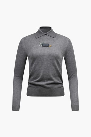 [25FW] 내츄럴 다잉 울 니트 폴로_I53FSW2208_GREY-a