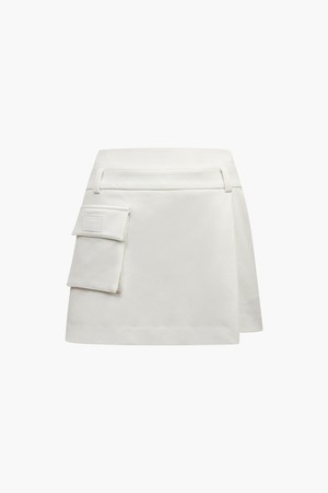 [25FW] 사이드 포켓 플레어 랩 큐롯_I53FSK1203_IVORY-a