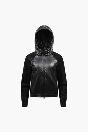 [25FW] 니트 하이브리드 후디 자켓 _ 톰앤제리 컬렉션_I54FSJ2109_BLACK-a