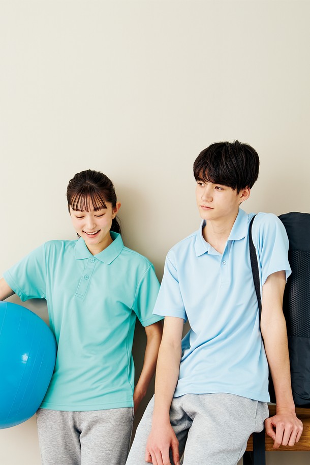 GLIMMER - 반팔티셔츠 - [Unisex] 302-ADP 액티브 메쉬 폴로티셔츠