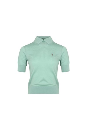 여성 여름 에센셜 스웨터_A32FSW01_KHAKI-a