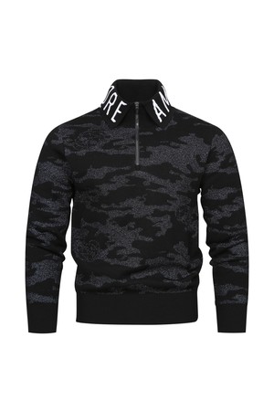 남성 알렉스 카모 윈드블럭 스웨터_A34MSW0499_BLACK-a