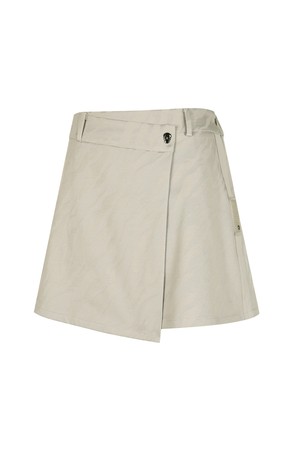 여성 택티컬 벨크로홀더 자카드 스커트_A33FSK0411_BEIGE-a