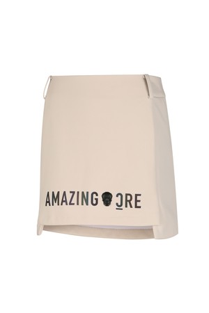 여성 에어로다이나믹 서포티드 슬릿 스커트_A34FSK0414_BEIGE-a