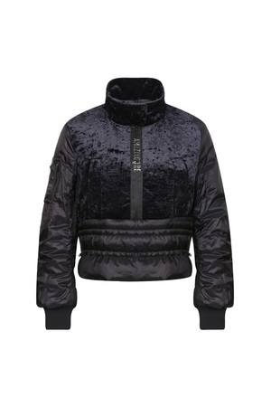 여성 테크벨벳 하이브 아노락 다운_A34FDJ1099_BLACK-a