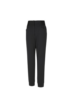 여성 아코디오 테크저지 팬츠_A31FFP0199_BLACK-a