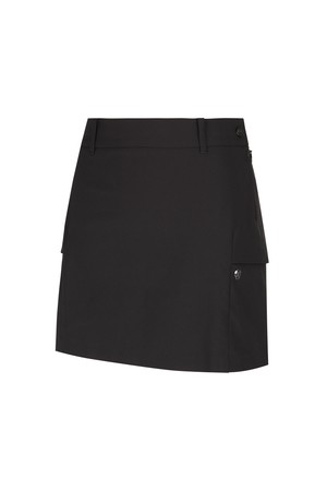 여성 봄 에센셜 스커트_A31FSK0299_BLACK-a