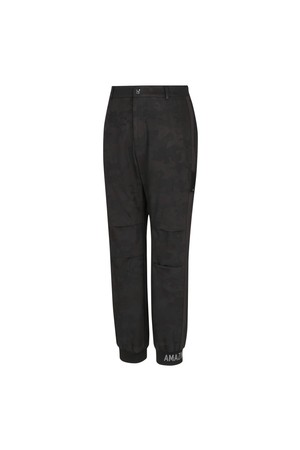 남성 택티컬 벨크로홀더 자카드 조거팬츠_A33MPT0499_BLACK-a