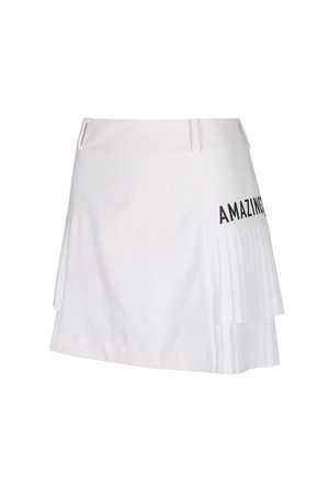 여성 겨울 에센셜 플리츠 스커트_A34FSK0101_WHITE-a