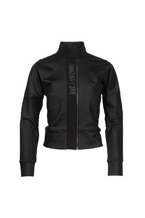 여성 샤이니 테크저지 아코디오 자켓_A41FFJ0199_BLACK-a