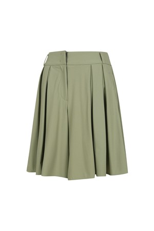 여성 일레귤러 플리츠 큐롯_A51FSK0435_CAMEL-a