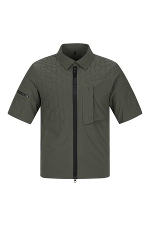 남성 플레이트테크 숏슬리브 퀼티드 자켓_A44MPJ0608_GREY-a