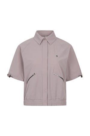 여성 에어서킷 하이브 카라 티셔츠_A52FTS1611_BEIGE-a