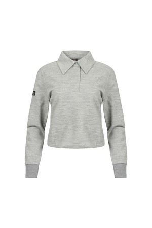 여성 고스트 울저지 풀오버 티셔츠_A53FFT5205_GREY-a