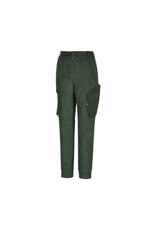 남성 테크벨벳 하이브 조거팬츠_A53MFP0239_GREEN-a