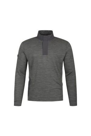 남성 고스트 하이브 하이넥 티셔츠_A53MTS5105_GREY-a