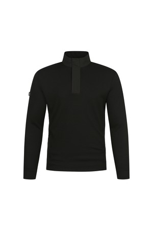 남성 고스트 하이브 하이넥 티셔츠_A53MTS5199_BLACK-a