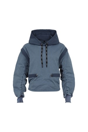 여성 D-range 가먼트 다이드 스웻셔츠_A51FFT0126_BLUE-a